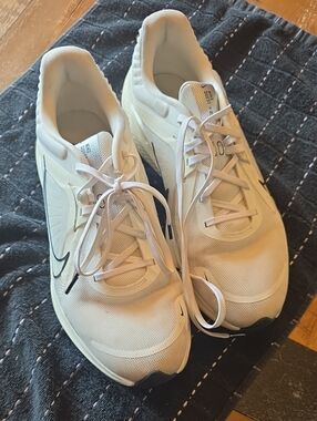 Nike Men’s White and Black Athletic Running Shoes